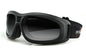 Bobster Touring 2 Goggle with Black Frame and Anti-Fog Smoked Lenses - Part Number BT2001