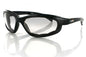 Bobster Fat Boy Sunglasses with Black Frame and Photochromic Lenses