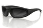 Bobster ES214 FoamErz 2 Sunglasses with Black Frame and Anti-Fog Smoked Lenses