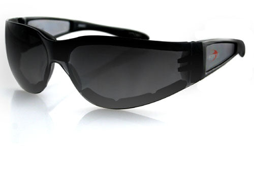 Bobster ESH201 Shield II Sunglasses with Black Frame and Smoked Lens