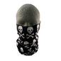 Bobster T113 Motley Tube with Crossbones Design - 100% Polyester Neck Gaiter