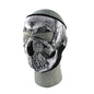 Bobster WNFM002 Neoprene Face Mask with Black & White Skull Design