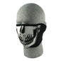 Bobster WNFM002HG Neoprene Half Face Mask with Glow-in-the-Dark Skull Design