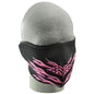Bobster WNFM054H Neoprene Half Face Mask with Pink Flames Design