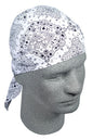 Bobster Z102 Flydanna 100% Cotton White Paisley Head Wrap