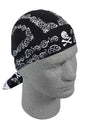 Bobster Z500 Flydanna 100% Cotton Skull Paisley Bandana in Black