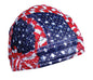 Bobster ZX265 Vented Flydanna - 100% Polyester Mesh with Wavy American Flag Design