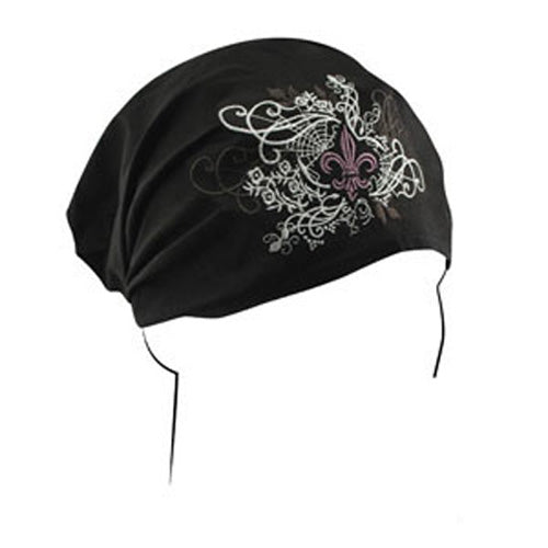 Bobster Highway Honey® Cotton Headwrap with Fleur de Lis Design - Part HBHH03