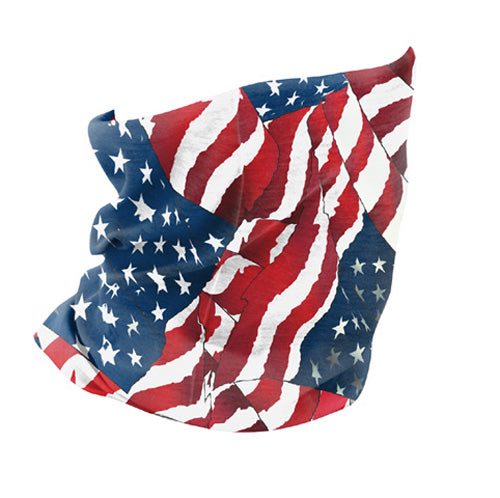 Bobster TF265 Motley Tube & Trade Fleece Lined Wavy American Flag