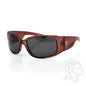 BOBSTER Boise Sunglasses with Crystal Brown Frame and Smoked Lenses - EZBE02