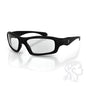 Bobster EZSE001C Seattle Sunglasses with Black Frame and Clear Lenses