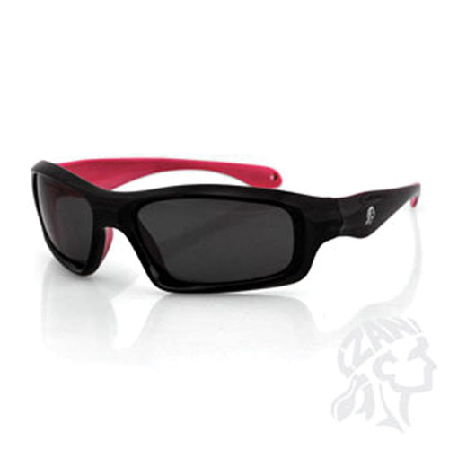 BOBSTER EZSE002 Seattle Sunglasses with Black and Pink Frame and Smoked Lenses