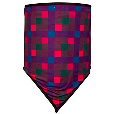 Bobster WNGF001 Cozy Fleece Quad Plaid Gaiter - Warm and Comfortable Face Covering