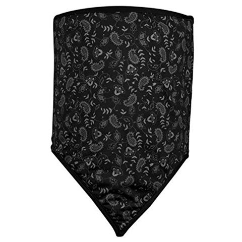 Bobster WNGF003 Cozy Fleece Combo Gaiter with Dark Paisley Design