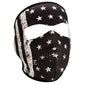 Bobster WNFM091 Full Neoprene Mask with Vintage Flag Design, Black and White