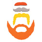 BOBSTER Modi-Face Mustache Mask Accessory Pack (Part Number: WNFMV-P01)