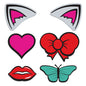 Bobster WNFMV-P02 Modi-Face Mask Accessory Pack, Glam Pack