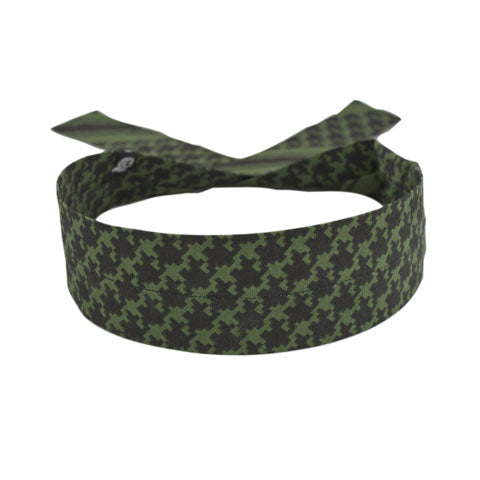 Bobster DC235 Cooldanna Houndstooth Olive - Versatile Headwear for Outdoor Activities