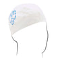 BOBSTER Z698 Flydanna Cotton Bandana with Floral Blue Skull Design