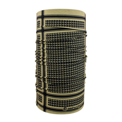 Bobster T235T Motley Tube Polyester Houndstooth Coyote Tan for Motorcycle & Outdoor Use