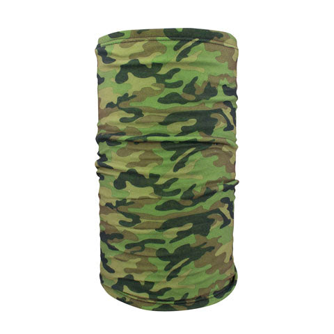 Bobster Motley Tube with Fleece Lining in Woodland Camo to High-Vis, Part Number TF118HV