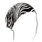 BOBSTER Cotton Headwrap with Zebra Print - Adjustable and Comfortable