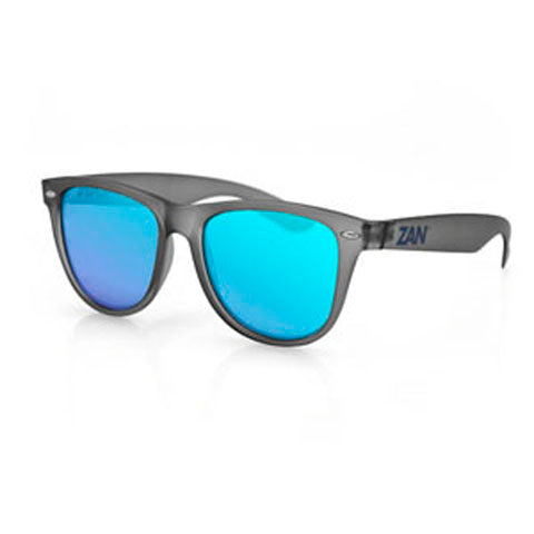 Bobster EZMT03 Minty Matte Gray Sunglasses with Smoked Blue Mirror Lenses