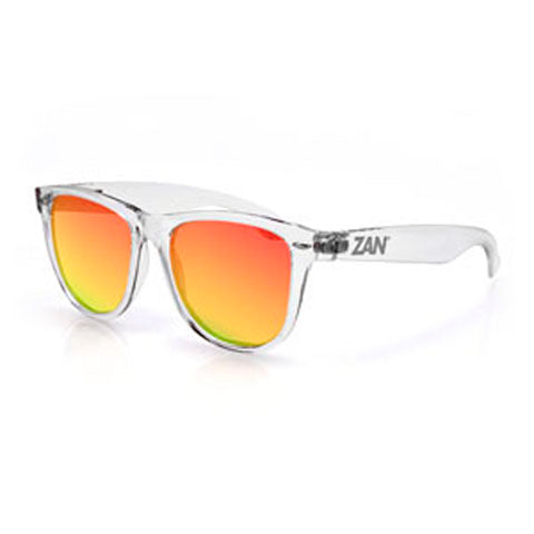 Bobster EZMT04 Minty Sunglasses with Crystal Clear Lenses and Smoked Crimson Mirror Finish