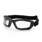 Bobster BBAL001C Matte Black BALA Goggles with Anti-Fog Clear Lenses and Z87 Certification