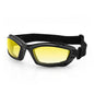 Bobster BBAL001Y Matte Black BALA Goggles with Anti-Fog Yellow Lens and Z87 Protection