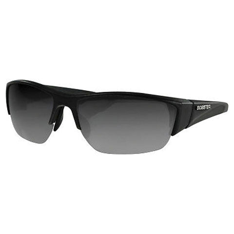 Bobster ERYV002 RYVAL 2 Matte Black Sunglasses with Anti-Fog Smoked Lens and ANSI Z87 Safety Certification
