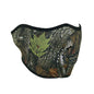 Bobster WNFM238H Zan Half Mask with Neoprene in Forest Camo