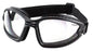 Bobster BBL001 Ballast Goggles with Black Frame and Clear Lenses