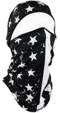 BOBSTER ZAN Convertible Balaclava SportFlex UPF50+ Black & White Flag