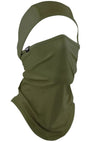 Bobster WB4L200 ZAN Convertible Balaclava SportFlex UPF50+ Series in Olive Drab