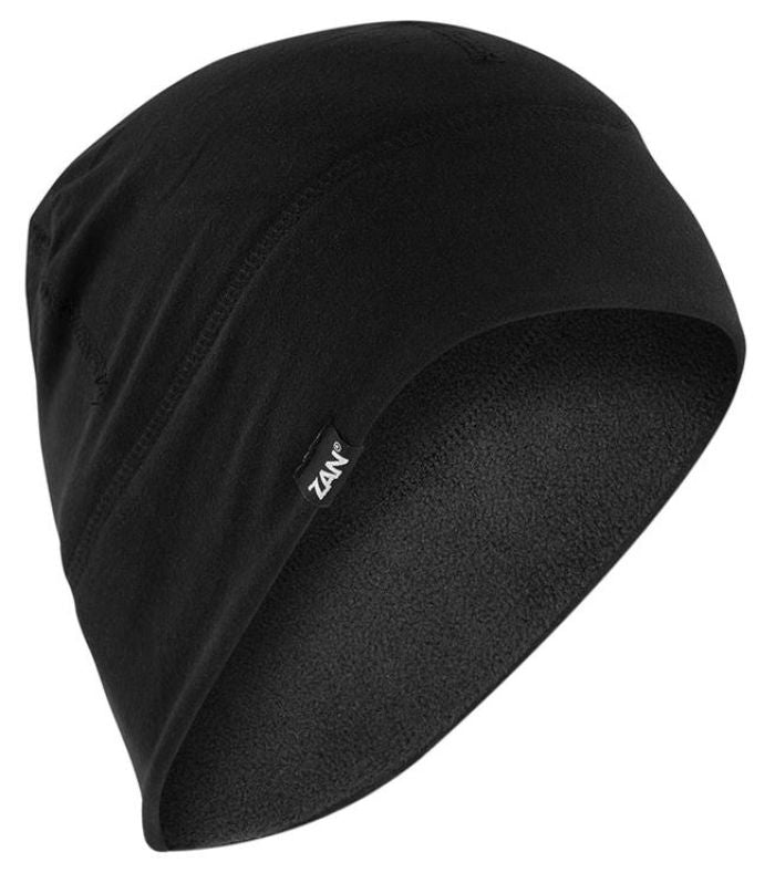 Bobster WHLF114 ZAN Helmet Liner and Beanie SportFlex UPF50+ Fleece Lined Black