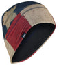 Bobster WHLF408 ZAN Helmet Liner/Beanie SportFlex UPF50+ Fleece Lined Patriot