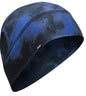 Bobster WHLL775 ZAN Helmet Liner/Beanie Sportflex UPF 50+ Black & Blue Tie Dye