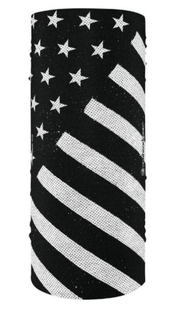 BOBSTER ZAN Motley Tube Polyester Black & White Flag - Durable and Eye-Catching Banner