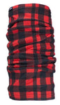 BOBSTER TF125 ZAN Motley Tube Fleece Lined Red Buffalo Plaid