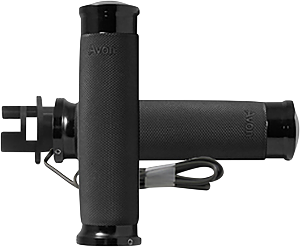 AVON GRIPS Heated Grips - Custom Contour - Indian - Black MT-IN-CC-86-A-H