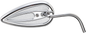 ARLEN NESS Mirror - Side View - Teardrop - Chrome - Right 13-036