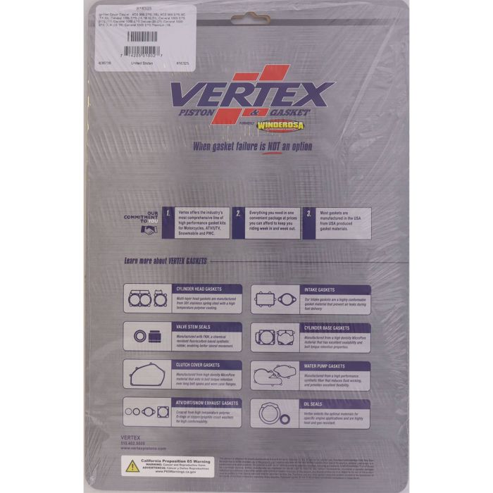 Vertex Ignition Cover Gasket - Part Number 816325