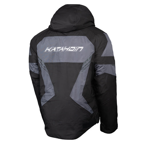 KATAHDIN GEAR DAGGER JACKET MENS, BLACK/GREY - MEDIUM