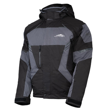 KATAHDIN GEAR DAGGER JACKET MENS, BLACK/GREY - MEDIUM