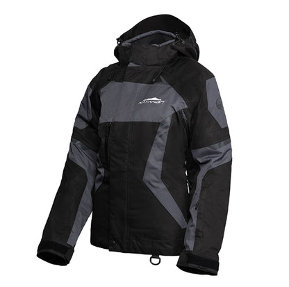 KATAHDIN GEAR DAGGER JACKET WOMENS, BLACK/GREY - 2X-LARGE