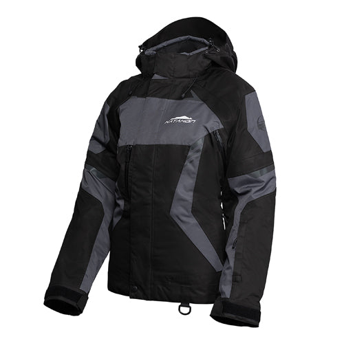 KATAHDIN GEAR DAGGER JACKET WOMENS, BLACK/GREY - MEDIUM