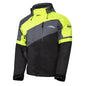 KATAHDIN GEAR RECON JACKET MENS, BLACK/GREY/HI-VIZ - X-LARGE