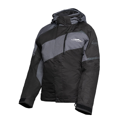 KATAHDIN GEAR RECON JACKET WOMENS, BLACK/GREY - SMALL