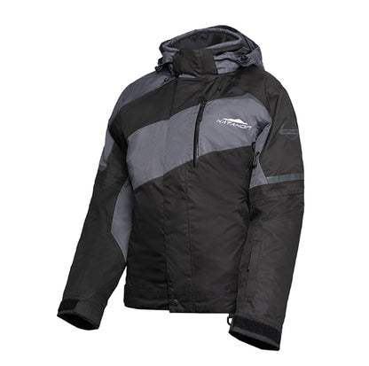 KATAHDIN GEAR RECON JACKET WOMENS, BLACK/GREY - X-LARGE
